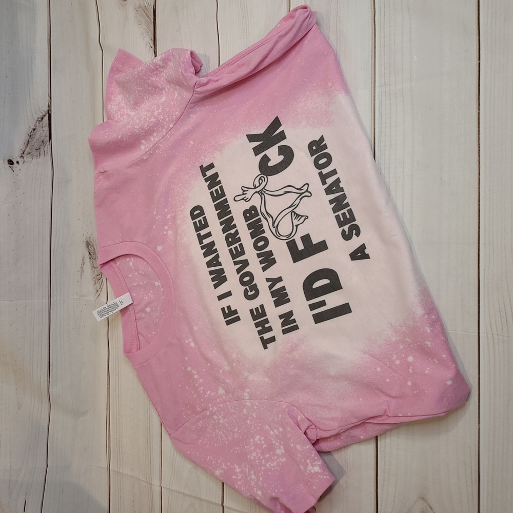 Political Sublimation bleached shirt